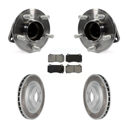 Hub Bearing Coat Brake Rotor Pad Front Kit For Dodge Charger Challenger Chrysler
