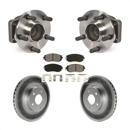 Hub Bearing Coated Brake Rotor Pad Front Kit For 2013-2016 Scion FR-S Subaru BRZ