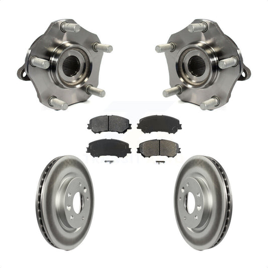Hub Bearing Coated Disc Brake Rotor Pad Front Kit For Nissan Rogue Sport Qashqai