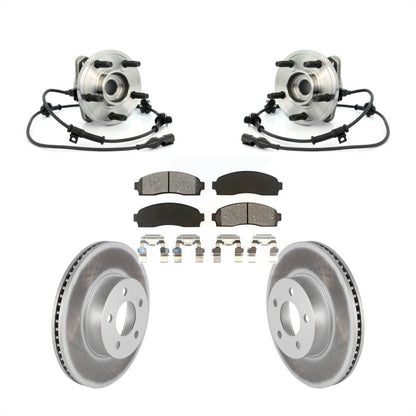 Hub Bearing Coated Brake Rotor Pad Front Kit For Ford Ranger Explorer Sport Trac