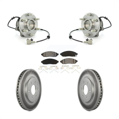Hub Bearing Coated Brake Rotor Pads Front Kit For Nissan Frontier Suzuki Equator