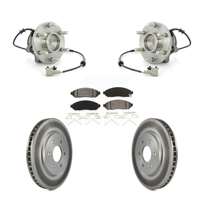 Hub Bearing Coat Brake Rotor Pad Front Kit For Nissan Frontier Pathfinder Xterra