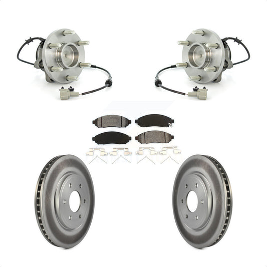 Hub Bearing Coat Brake Rotor Pad Front Kit For Nissan Frontier Pathfinder Xterra