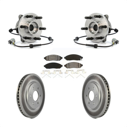 Hub Bearing Coat Brake Rotor Pad Front Kit For Nissan Frontier Pathfinder Xterra