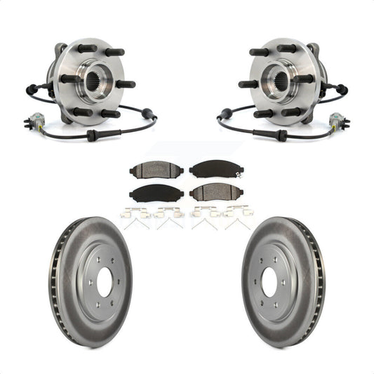 Hub Bearing Coat Brake Rotor Pad Front Kit For Nissan Frontier Pathfinder Xterra