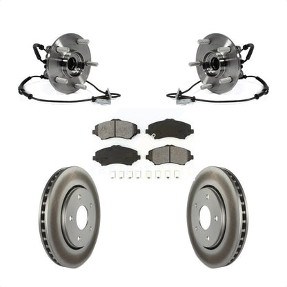 Hub Bearing Coat Brake Rotor Pad Front Kit For Dodge Grand Caravan Chrysler Town