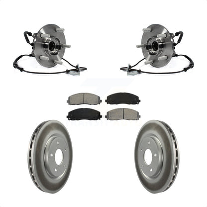 Hub Bearing Coat Brake Rotor Pad Front Kit For Dodge Grand Caravan Chrysler Town