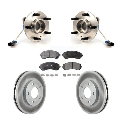 Hub Bearing Coated Brake Rotor Pads Front Kit For Buick Rendezvous Pontiac Aztek