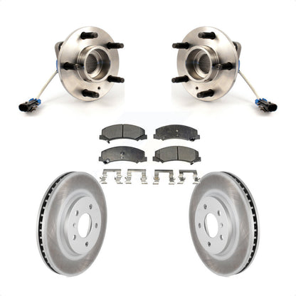 Hub Bearing Coated Brake Rotor Pads Front Kit For Chevrolet Impala Buick Lucerne