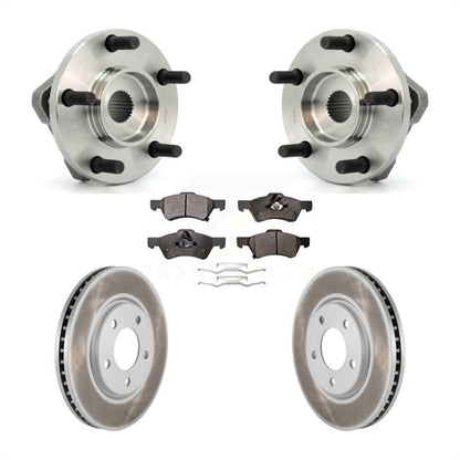 Hub Bearing Coat Brake Rotor Pad Front Kit For Dodge Grand Caravan Chrysler Town