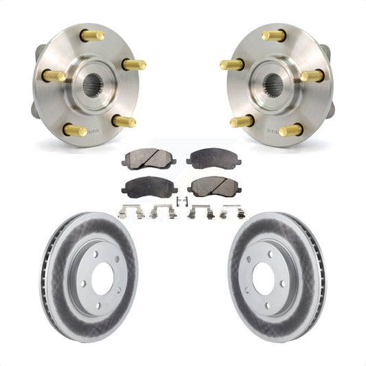 Hub Bearing Coat Brake Rotor Pad Front Kit For Chrysler Sebring Mitsubishi Dodge