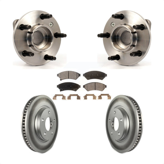 Hub Bearing Coat Brake Rotor Pad Front Kit For Pontiac Grand Prix Buick LaCrosse