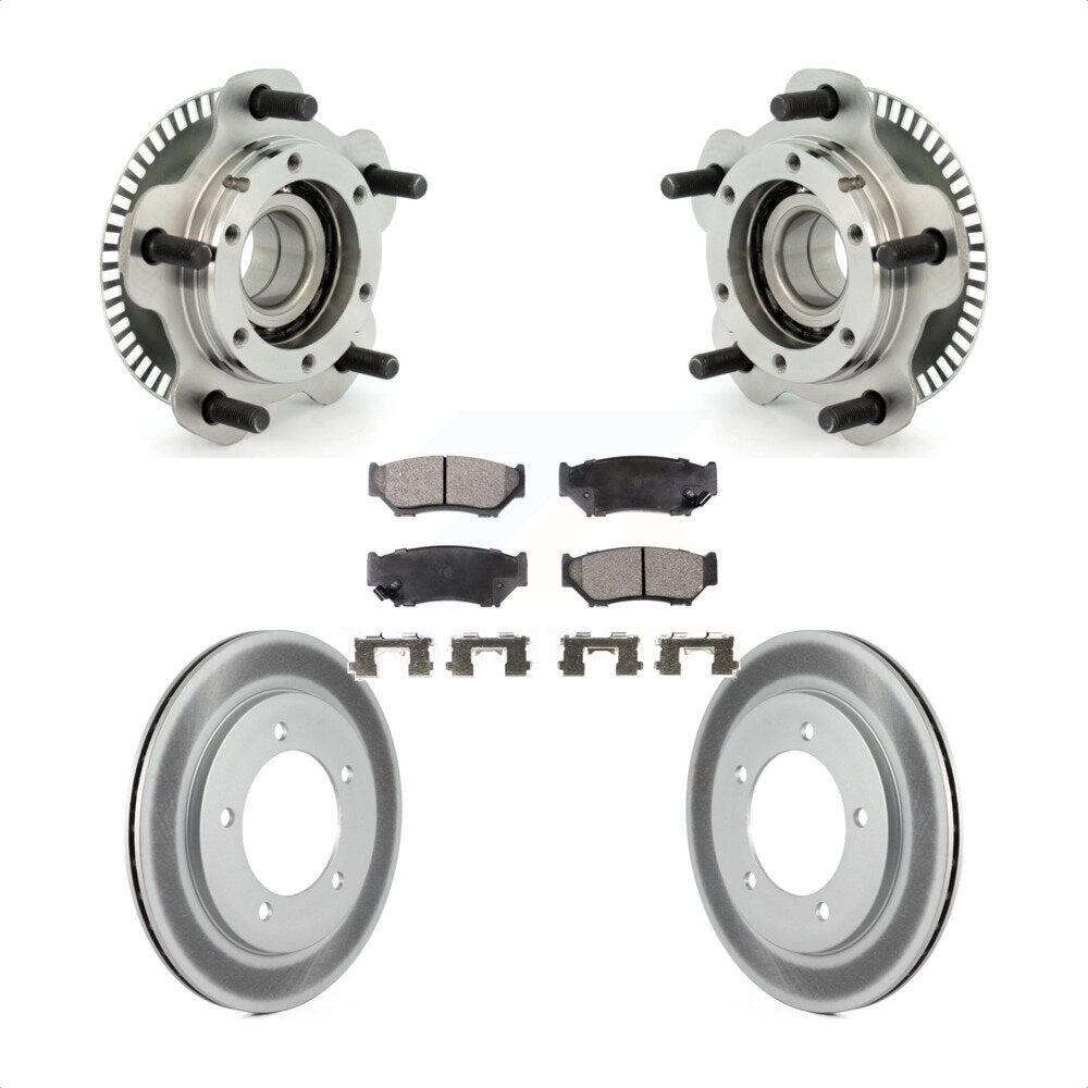 Hub Bearing Coated Brake Rotor Pad Front Kit For Chevrolet Tracker Suzuki Vitara