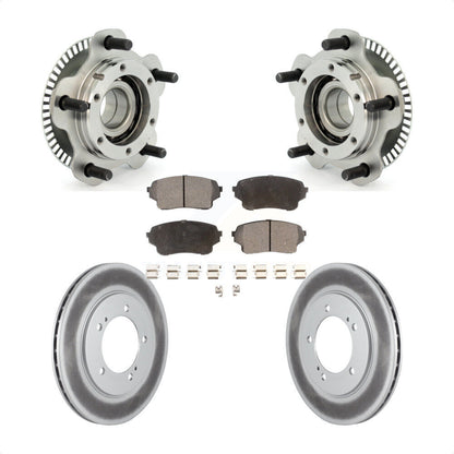 Hub Bearing Assembly Coat Brake Rotor Pad Front Kit For Suzuki XL-7 Grand Vitara