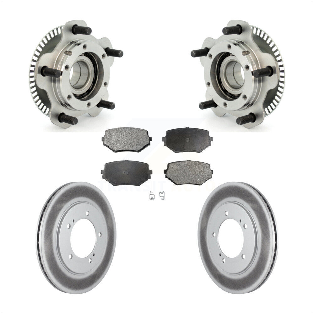 Hub Bearing Assembly Coat Brake Rotor Pad Front Kit For Suzuki Grand Vitara XL-7