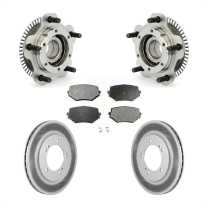 Hub Bearing Assembly Coat Brake Rotor Pad Front Kit For Suzuki Grand Vitara XL-7