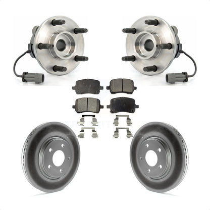 Hub Bearing Coated Brake Rotor And Pad Front Kit For Chevrolet Cobalt Saturn Ion