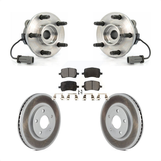 Hub Bearing Assembly Coated Disc Brake Rotor And Pad Front Kit For Chevrolet HHR