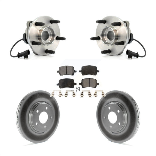 Hub Bearing Coat Brake Rotor Pads Front Kit For Chevrolet Malibu Pontiac G6 Aura