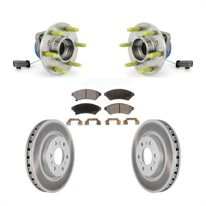 Hub Bearing Coated Brake Rotor Pad Front Kit For Pontiac Montana Chevrolet Buick