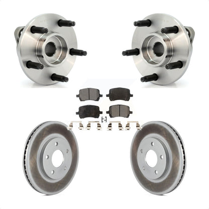 Hub Bearing Assembly Coated Disc Brake Rotor And Pad Front Kit For Chevrolet HHR