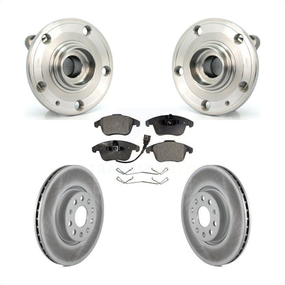 Hub Bearing Coat Brake Rotor Pads Front Kit For Volkswagen Tiguan Passat Audi Q3