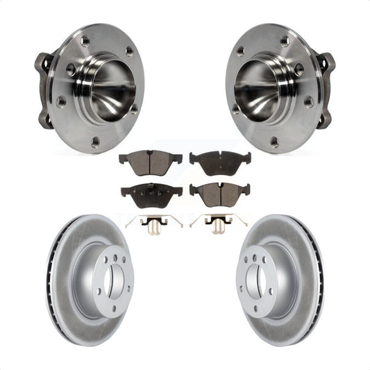 Hub Bearing Assembly Coat Brake Rotor Pads Front Kit For BMW 128i 328i 323i 325i