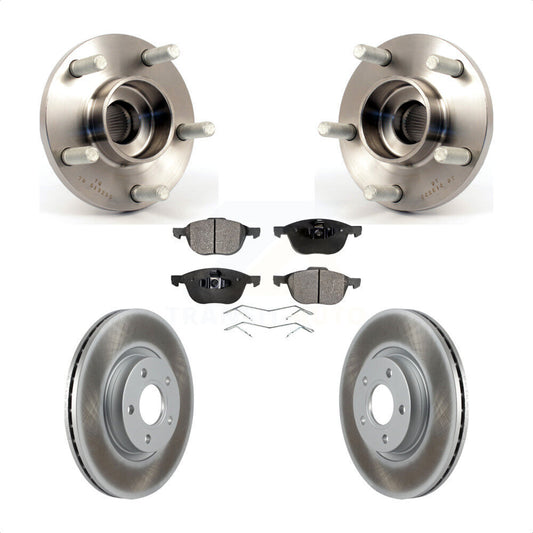 Hub Bearing Assembly Coated Brake Rotor Pads Front Kit For Volvo S40 C30 V50 C70