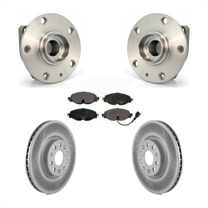 Hub Bearing Assembly Coat Brake Rotor Pad Front Kit For Volkswagen Golf Alltrack