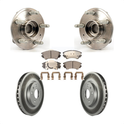 Hub Bearing Assembly Coated Disc Brake Rotor Pads Front Kit For Chevrolet Camaro