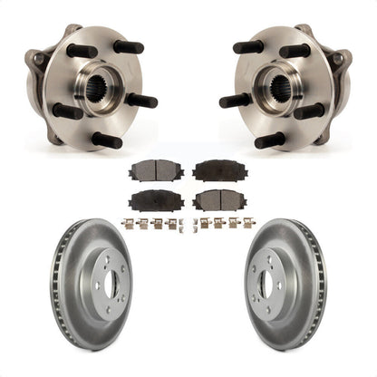 Hub Bearing Coat Brake Rotor Pad Front Kit For Toyota Prius Lexus CT200h Plug-In