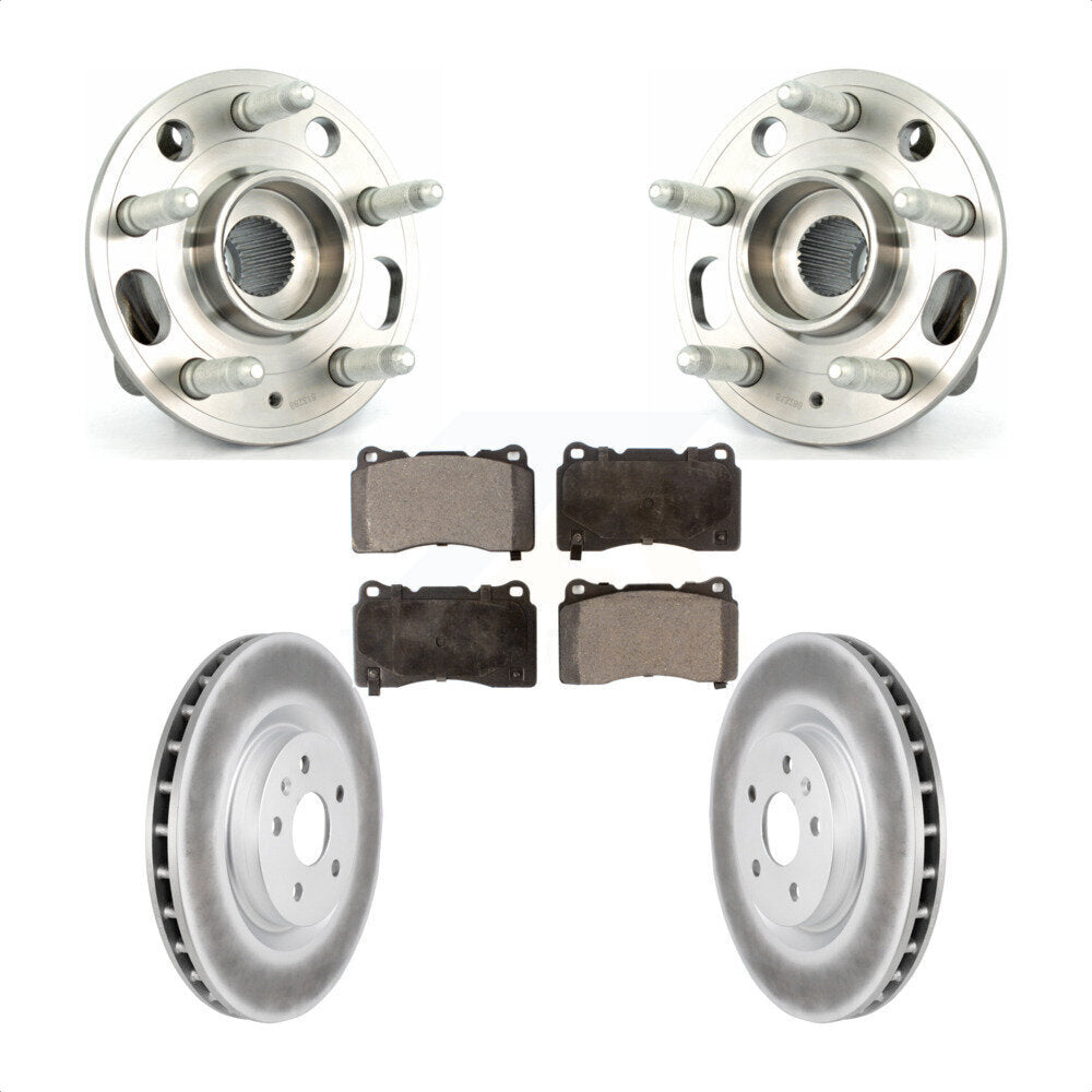 Hub Bearing Coat Brake Rotor Pads Front Kit For Buick Regal With Brembo Calipers