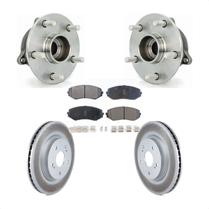 Hub Bearing Coated Brake Rotor & Pad Front Kit For 2006-2013 Suzuki Grand Vitara