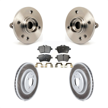 Hub Bearing Assembly Coated Disc Brake Rotors And Pads Front Kit For Mini Cooper