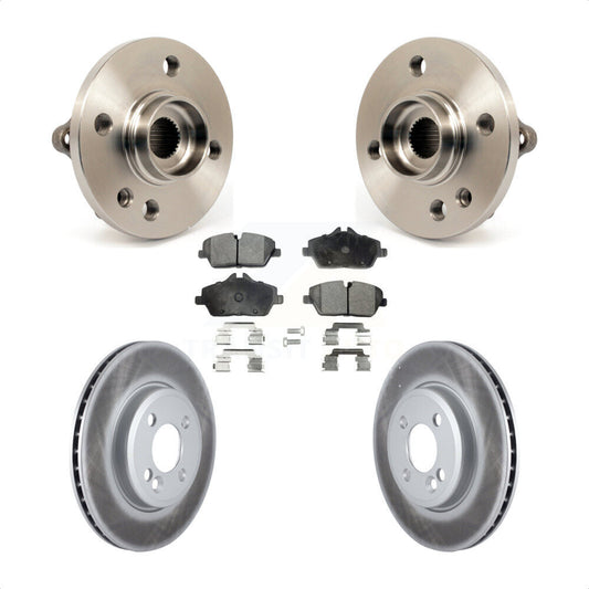 Hub Bearing Assembly Coated Disc Brake Rotors And Pads Front Kit For Mini Cooper