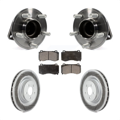 Hub Bearing Coat Brake Rotor Pad Front Kit For Dodge Charger Challenger Chrysler