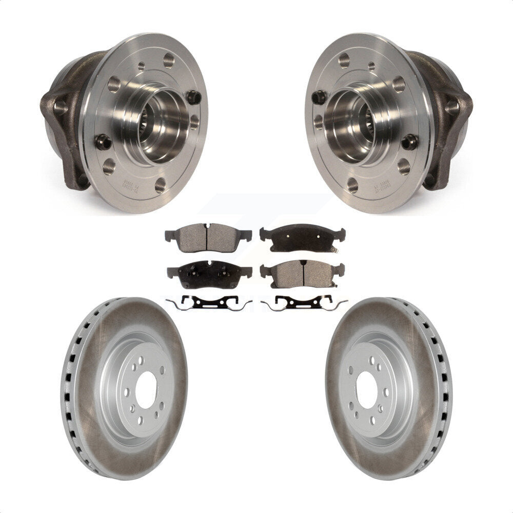 Hub Bearing Coat Brake Rotor Pads Front Kit For Mercedes-Benz ML350 GLE350 ML250