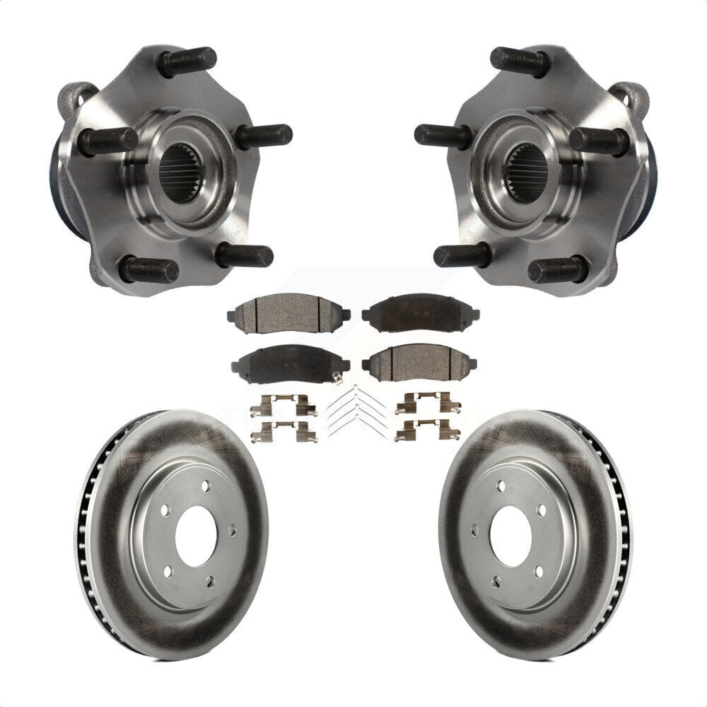 Hub Bearing Coat Brake Rotor Pads Front Kit For Nissan NV200 LEAF Chevrolet City