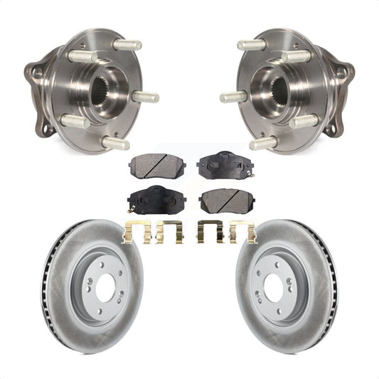 Hub Bearing Coat Brake Rotor Pad Front Kit For Hyundai Tucson Sonata Kia Cadenza