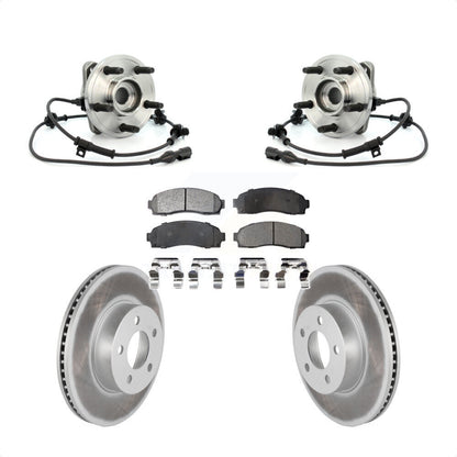 Hub Bearing Coated Brake Rotor Pad Front Kit For Ford Ranger Explorer Sport Trac