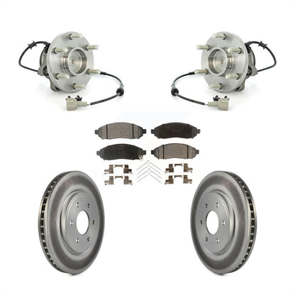 Hub Bearing Coat Brake Rotor Pad Front Kit For Nissan Frontier Pathfinder Xterra