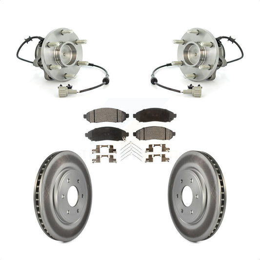 Hub Bearing Coat Brake Rotor Pad Front Kit For Nissan Frontier Pathfinder Xterra
