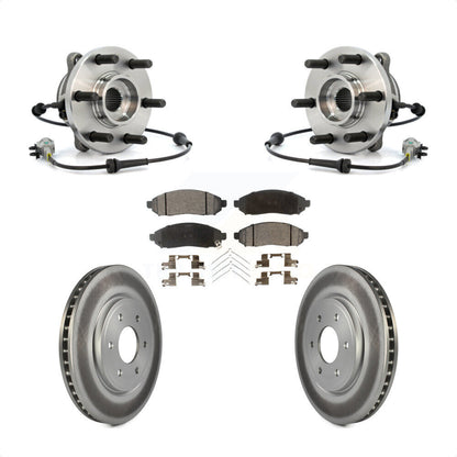 Hub Bearing Coat Brake Rotor Pad Front Kit For Nissan Frontier Pathfinder Xterra