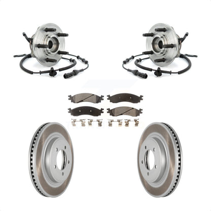 Hub Bearing Coat Brake Rotor Pads Front Kit For Ford Explorer Sport Trac Mercury