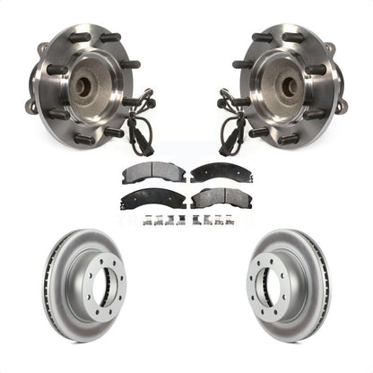 Hub Bearing Coated Brake Rotor And Pad Front Kit For Nissan NV2500 NV3500 NV1500