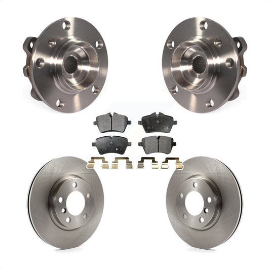 Hub Bearing Disc Brake Rotor & Pads Front Kit For Mini Cooper Countryman Paceman