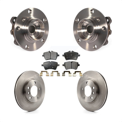 Hub Bearing Disc Brake Rotor & Pads Front Kit For Mini Cooper Countryman Paceman