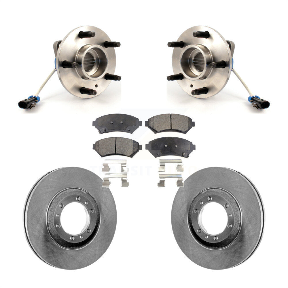 Hub Bearing Brake Rotor Pads Front Kit For Buick Pontiac Montana Century LeSabre