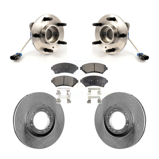 Hub Bearing Brake Rotor Pads Front Kit For Buick Pontiac Montana Century LeSabre