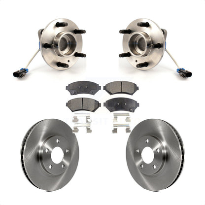 Hub Bearing Brake Rotor & Pad Front Kit For Chevrolet Impala Buick LeSabre Monte